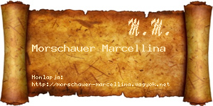 Morschauer Marcellina névjegykártya